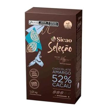 Imagem de Chocolate Amargo 52% Cacau Sicao 1,01kg