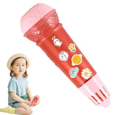 Imagem de Microfone Echo Para Crianças - Brinquedo Microfone De Eco Sem Pilhas | Brinquedo De Canto E Fala Para Pré-escolar | Uso Em Casa Viagem Festa Sala De Aula E Exterior