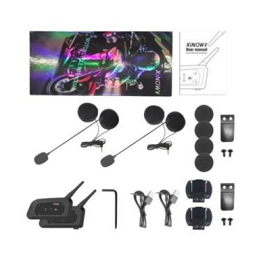 Imagem de Fone De Ouvido Bluetooth Para Capacete De Motocicleta XINOWY V6 pro In