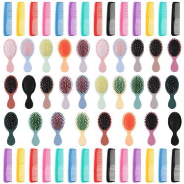 Imagem de Conjunto de escova e pente de cabelo Gerrii, 56 unidades para mulheres