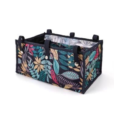 Imagem de Dongawin Walker Bag Sob O Assento Para Andador De Quatro Rodas, Bolsa Organizadora Andador, Armazenamento Andadores Idosos, Acessórios (Folha Bordo, Médio)