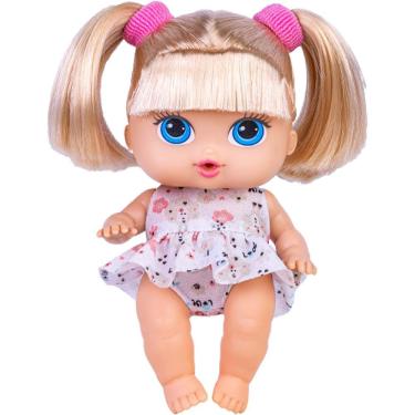 Imagem de Boneca Articulada - 18 cm - Babys Collection Mini - Passeio - Super Toys