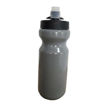 Imagem de Colaxi Garrafa de água esportiva Squeeze 620ml Garrafa leve para beber Copo de água para exercícios de futebol e beisebol, Cinza