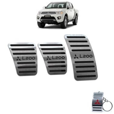 Imagem de Pedaleira Manual Mitsubishi L200 Triton 2008 2017 Preto