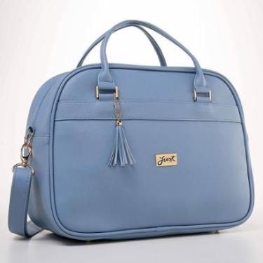 Imagem de Bolsa de Maternidade Just Baby Milão Slim Azul-Masculino