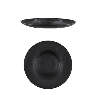 Imagem de URGDWEKJY Prato de lanche, pratos de jantar de cerâmica, pratos de sobremesa, pratos de salada, pratos de massa, pratos de lanche, utensílios de mesa, bandeja de lanche