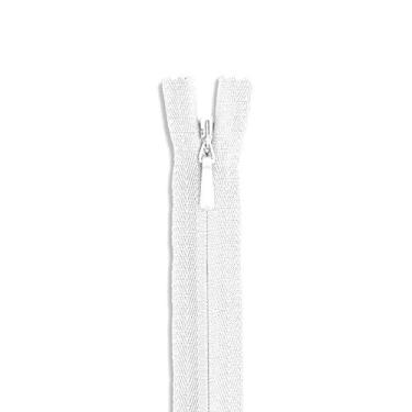 Imagem de Vestido de noiva invisível de nylon de 28 cm, com zíper, branco, 28 cm, com zíper para artesanato de costura