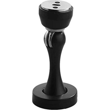 Imagem de LIFOND Batente de porta montado na parede, rolha de porta interna de liga de zinco, instalação tipo piso perfurado, batente de porta magnético forte, batente de porta de altura ajustável, para porta