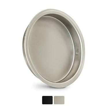 Imagem de Puxador de dedo redondo Jack N' Drill de 2 polegadas (pacote com 13) - Puxador de porta embutido para porta deslizante, armário, armário e muito mais, feito de aço estampado, seguro e fácil de usar