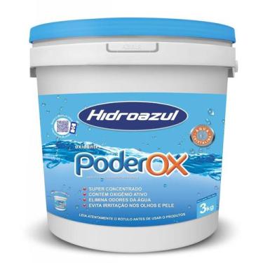 Imagem de Hidroazul Poderox Oxidante Sem Cloro 3kg Elimina Cheiro e Oleosidade