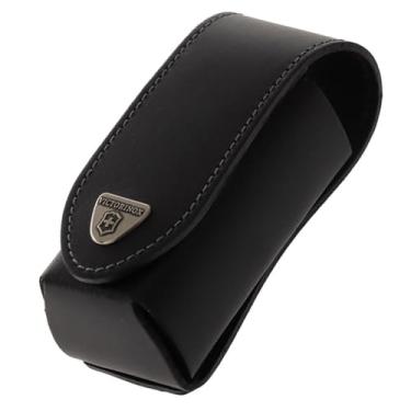 Imagem de Victorinox, Estojo de cinto de couro preto acessórios para canivetes de bolso multifunções ao ar livre