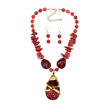 Imagem de Conjunto de brincos com pingente de cristal grande para mulheres, pedra falsa, pedra falsa, ouro, metal, boêmio, joia, 18.9+2.7 inch, Resina Acrílico Cristal, Sem Pedra Preciosa