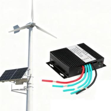 Imagem de HYZHANHONG Controlador de Carga Híbrido Solar e Eólico 1000W-3000W MPPT, Controlador de Carga Eólica IP67 para Gerador de Turbina Eólica AC/DC, 12V 24V 48V,220V