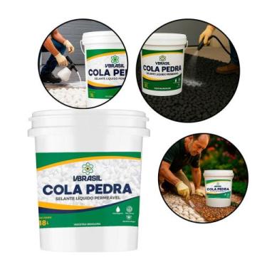 Imagem de Cola Pedra Selante Fixador Impermeabilizante Líquido Permeável Decorat