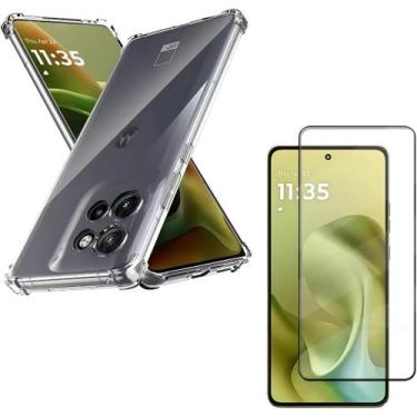 Imagem de Capa Capinha Anti Impacto + Película Premium 3D de Vidro Temperado Com