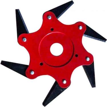 Imagem de Lamina Motopoda Podador Galhos Serra Para Roçadeira 6 Laminas