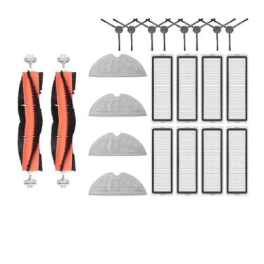 Imagem de Compatible With Xiaomi MI Robot Vacuum Mop 2 Pro Plus STYTJ02ZHM Accessories Vacuum Cleaner Spare Parts Replacement Brush Filter Mop Cloth(Light Grey)