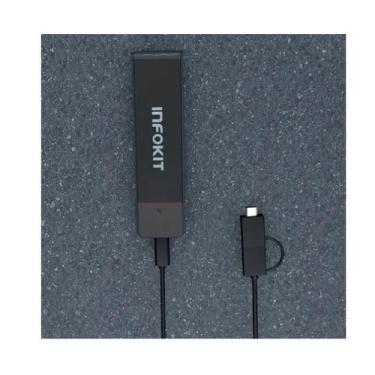 Imagem de Gabinete Exbom Ecasem2nv80 Para Ssd M.2 Nvme Pcie Usbc 3.1 10gbps Comp