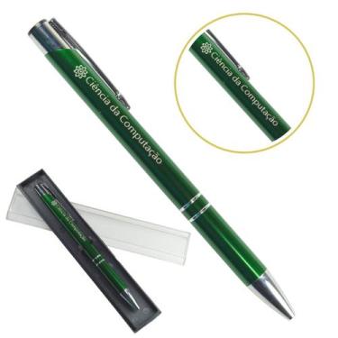 Imagem de Caneta Personalizada Coloridas Cursos Metal Profissional Ciência da Co