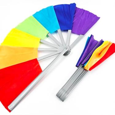 Imagem de sumrica Magic Breakaway Fan Gimmick Props Magic Fan Tricks Magic Broken and Restored Fan Magic Tricks for Magician Stage Props Magic Toys Gifts for Adults,Multicolor