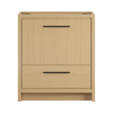 Imagem de Swiss Madison Virage Vaidade de banheiro independente de 76 cm em carvalho natural sem pia