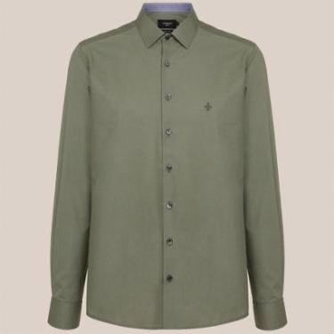 Imagem de Camisa Slim Dudalina Trico Lisa Masculino-Masculino