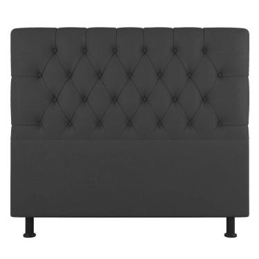 Imagem de Cabeceira Cama Box Casal Queen Size Nice 160cm Linho Cinza - Abmaza