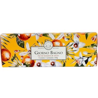 Imagem de Giorno Bagno Kit De Sabonete Em Barra Para Mãos E Corpo Aroma Flor De Laranjeira E Vetiver 3 X 100G