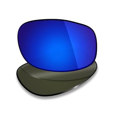 Imagem de Mryok Lentes de reposição polarizadas para óculos de sol Maui Jim Longboard MJ222 61 mm, HD Polarized, proteção UV, resistente a impactos e ajuste perfeito - azul escuro