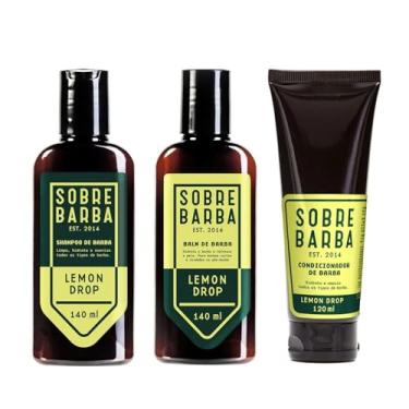 Imagem de Sobrebarba - Trio Shampoo, Condicionador e Balm de Barba - Lemon Drop