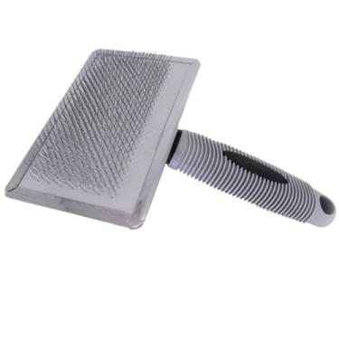 Imagem de Rasqueadeira Emborrachada G para Gatos e Cães – Germanhart – Pinos de Metal Suave, Remove Pelos, Nós e Emaranhados – Escova Pet Confortável