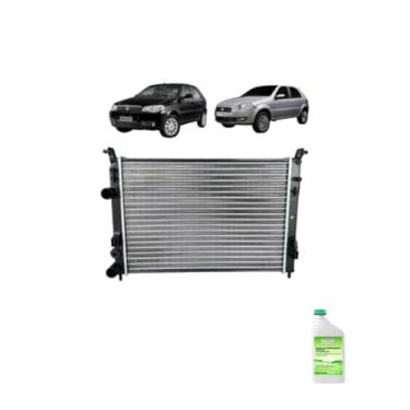 Imagem de Kit Radiador Palio 1.0/1.3/1.4 8/16V Com Aditivo MWM Verde