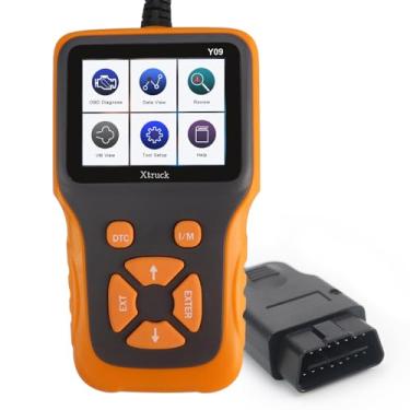 Imagem de CARXtruck Y09 Scanner universal OBD2 para verificar a luz do motor, leitor de código de carro, OBD II, ferramenta de digitalização de diagnóstico, leitura e limpeza de códigos de falha, mecânica