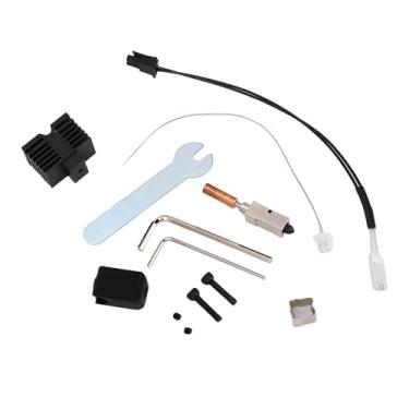 Imagem de LiebeWH Kit de Substituição Hotend para Impressora 3D Inteligente QIDI X Plus, Cilindro de Aquecimento de Cerâmica, Bico de Aço Endurecido, Temperatura de 280 ° C para Qualidade de Impressão