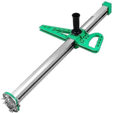 Imagem de Cortador Manual de Placa Gesso Ferramenta Artifício Corte Drywall com Largura Ajustável 2-60cm Formação Unilateral Limpo Sem Bordas Rugosas Roda Prato Fixação Rolamento Precisão Cabo Borracha Macia pa