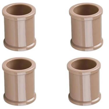 Imagem de Luva Pvc 40Mm Soldável Conexão Encanamento Kit 04 Un