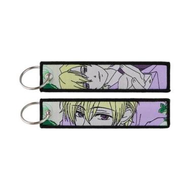 Imagem de Chaveiro Unissex De Anime Bordado Para Motocicletas E Carros Acessório