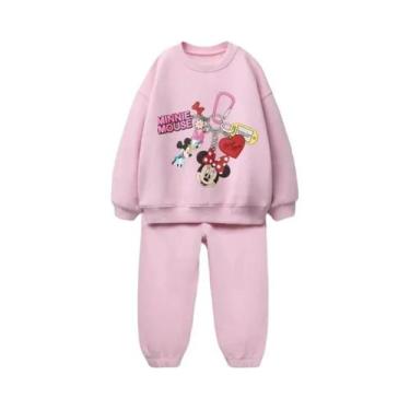 Imagem de Fantasia De Desenho Animado Minnie Mickey Para Meninas Conjunto De 2 P