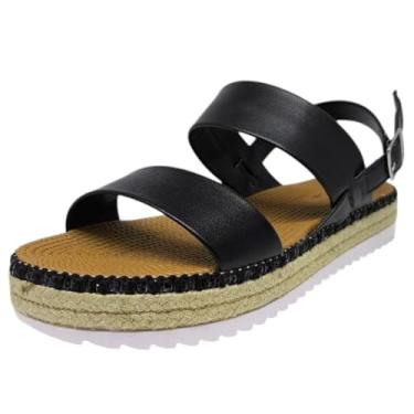 Imagem de Sandalia Feminina Flatform Conforto Brilho Festa Moleca
