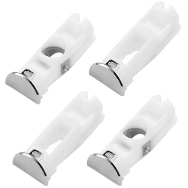 Imagem de 4 maçanetas de porta de geladeira e freezer DA61-07540A de plástico de metal para substituição compatível com Samsung AP5578979 PS4145181 DA67-02787A 3160453 6009-001526