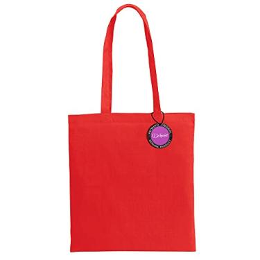 Imagem de Sacola Ecobag em Algodão Reciclado e Poliéster Breeze TopGet (Vermelho)