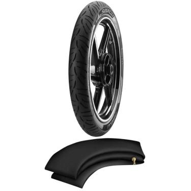 Imagem de Kit Pneu Biz 125 Pop 110i C 100 Dream 250-17 38p Super City Pirelli + Camara