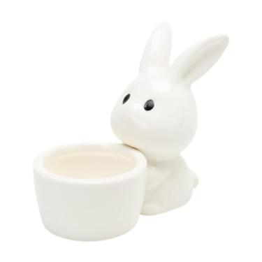 Imagem de BLWOTMOR Porta-ovos Decorativo de Cerâmica, Suporte para Vela de Cerâmica para Lembrancinhas.