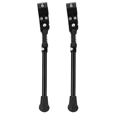 Imagem de KIMISS Suporte Ajustável para Mountain Bike de 2 Unidades - Suporte de Bicicleta Em Liga de Alumínio para Bicicletas de 16 a 26 Polegadas - Acessório de Equitação Antiderrapante, Estável e