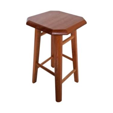 Imagem de Banco Mocho Médio Assento Sextavado