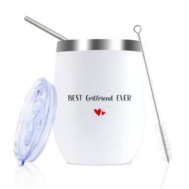 Imagem de EGHTvmok Presentes de dia dos namorados para namorada - presentes de Natal para namorada, presente de aniversário, copo de viagem de aço inoxidável