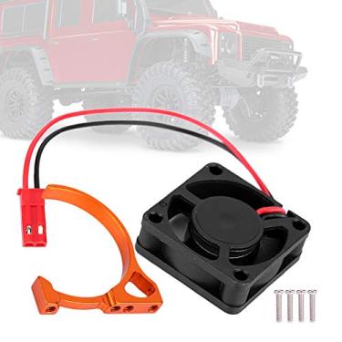 Imagem de SPYMINNPOO Dissipador de Calor Elétrico Rc, Aleta de Resfriamento de Motor Leve Com Ventilador para Carro Rc1:10, Liga de Alumínio 1.18 * 1.18 * 0.39 ", Ventilador 5v para Amadores (30 * 30MM 5V com