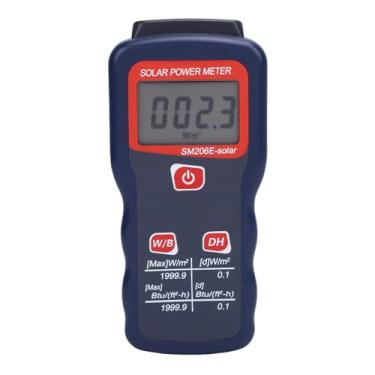 Imagem de Jiawu Função Precisa de Retenção de Dados do Medidor Digital de Energia Solar para Pesquisas Em Meteorologia, Experimentos de Física e óptica, para Profissionais e Entusiastas, Material ABS