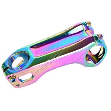 Imagem de Mesa de alumínio para bicicleta de estrada e mountain bike, 17 graus, 70/90 mm, 31,8 x 28,6 mm, para XC, MTB e AM, disponível em 4 cores.(Rainbow 90MM)