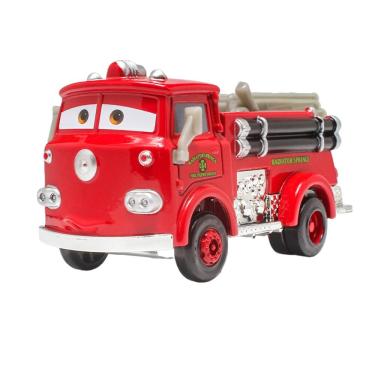 Imagem de Caminhão de bombeiros vermelho fundido Toy Car Cars 2 para crianças e colecionadores
